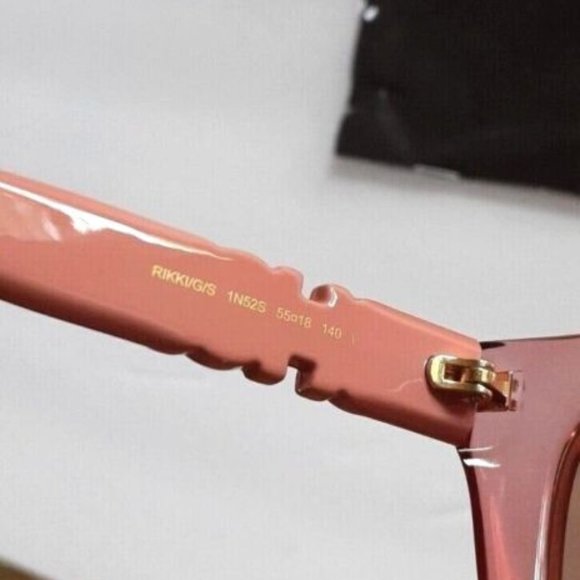 Jimmy Choo Pink Sunglasses with Gold Accents main image 7